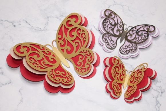 Download 3D Paper Butterfly Svg - 3d paper Collection