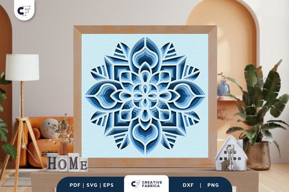 Download Floral Geometric Shape 3D Paper Cut - 3d paper Collection