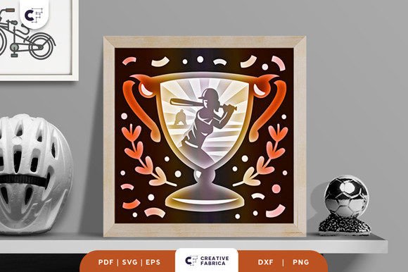 Download Baseball Player 3D Paper Cut SVG - 3d paper Collection