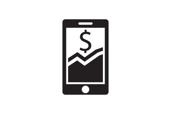 Download Business Growth Chart Icon Mobile Phone - Premium Resources