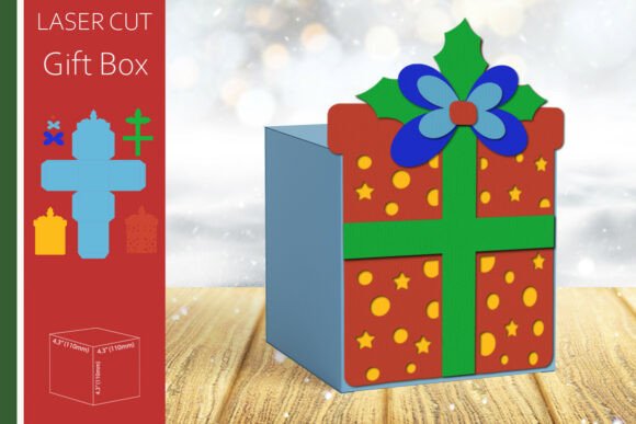 Download Christmas Gift Box 3d Paper, Treat Box - 3d paper Collection