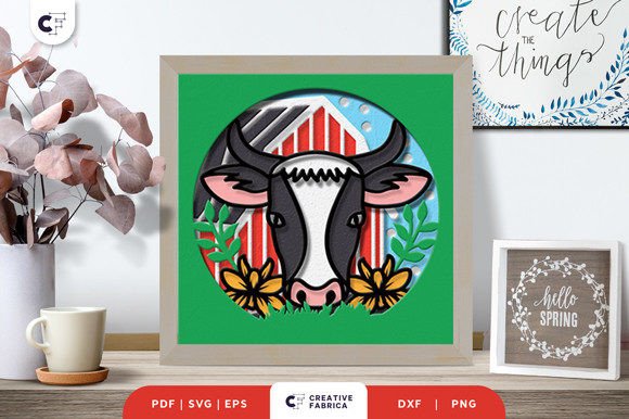 Download Floral Farm Animal 3D Paper Cut - 3d paper Collection