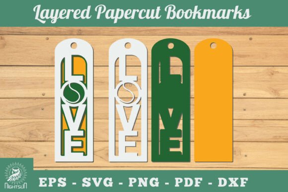 Download Love Baseball 3D Papercut Bookmarks SVG - 3d paper Collection