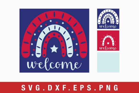 Download Welcome - 4th of July 3D Paper Cut SVG - 3d paper Collection