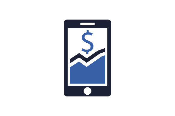 Download Business Growth Chart Icon Mobile Phone - Premium Bundle