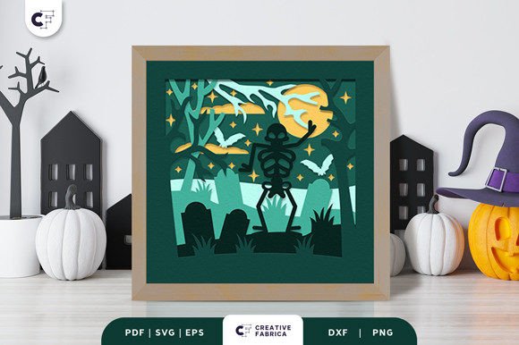 Download Scary Night Forest 3D Paper Cutting SVG - 3d paper Collection